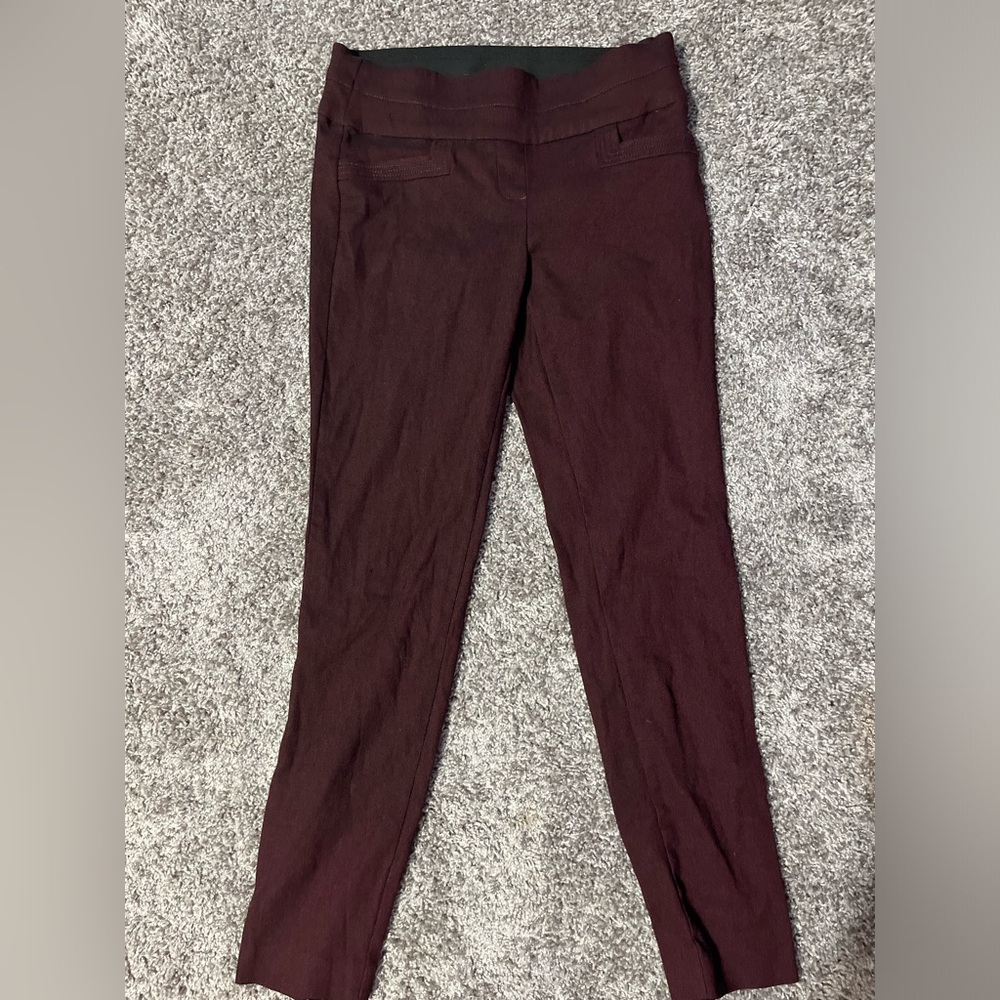 Burgundy dress pants